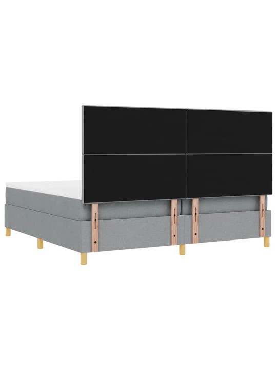Kontinentālā gulta gaiši pelēka 200 x 200 cm audums