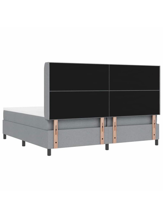 Kontinentālā gulta gaiši pelēka 200 x 200 cm audums