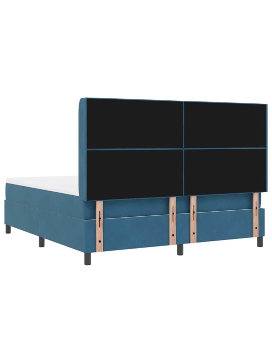 Led box spring gulta ar matraci argyle zila 180 x 200 cm samts