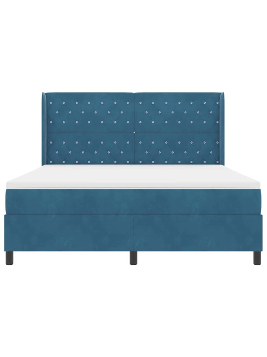 Led box spring gulta ar matraci argyle zila 180 x 200 cm samts