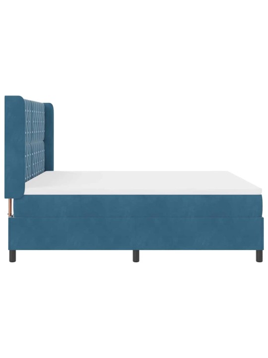 Led box spring gulta ar matraci argyle zila 180 x 200 cm samts