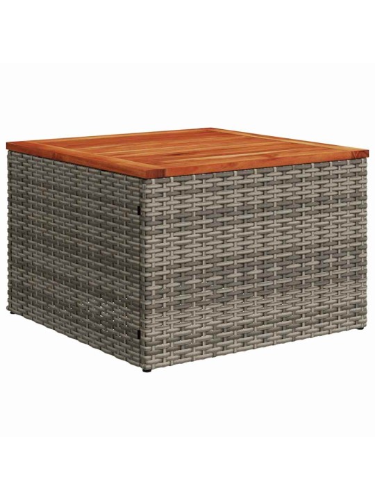Dārza dīvānu komplekts 7 pcs pelēka