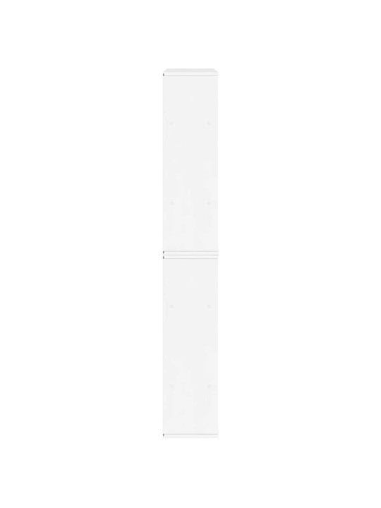 Sānu skapji 4 gab., odda, balts, 40x24x79 cm, priedes masīvkoks