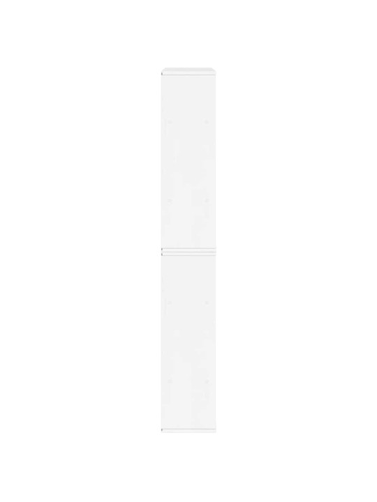 Sānu skapji 5 gab., odda, balts, 40x24x79 cm, priedes masīvkoks
