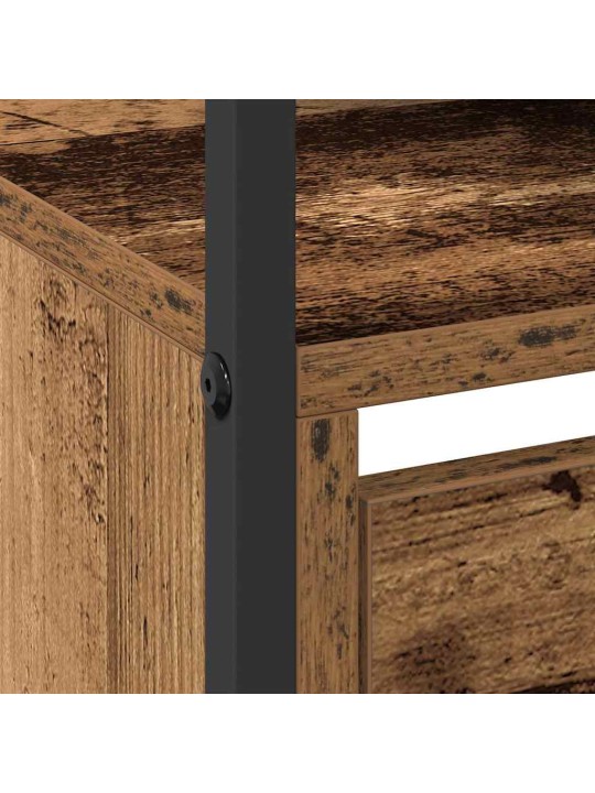 Apavu skapis vecs koks 100 x 34 x 112 cm inženierijas koks