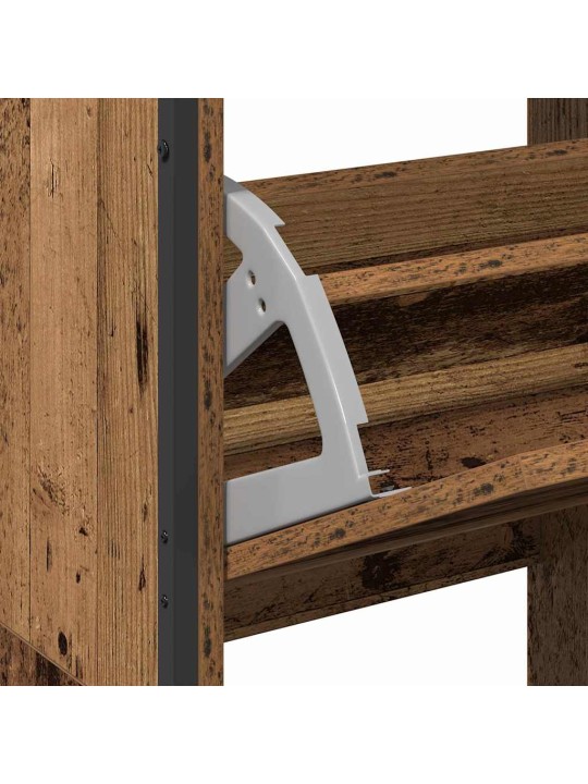 Apavu skapis vecs koks 100 x 34 x 112 cm inženierijas koks