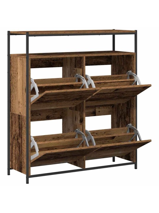 Apavu skapis vecs koks 100 x 34 x 112 cm inženierijas koks