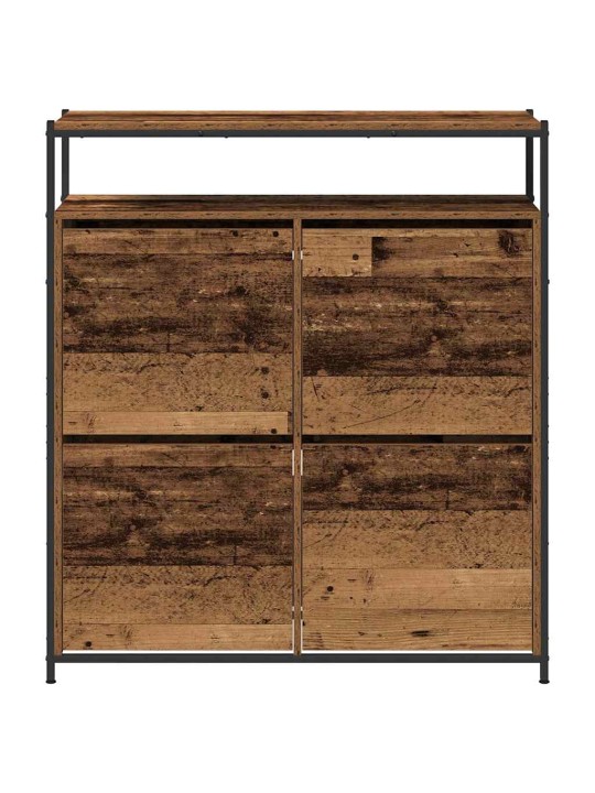Apavu skapis vecs koks 100 x 34 x 112 cm inženierijas koks