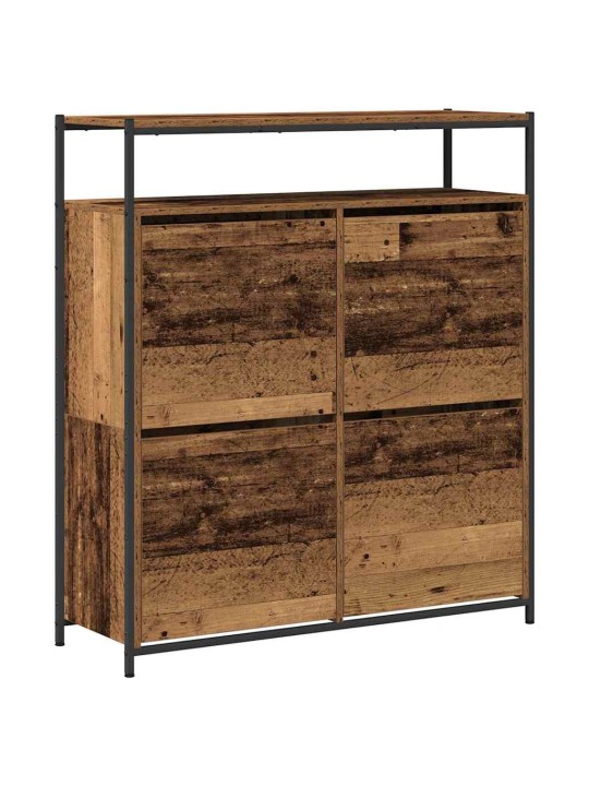 Apavu skapis vecs koks 100 x 34 x 112 cm inženierijas koks