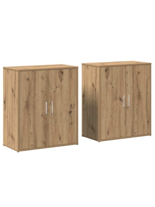 Augstais skapītis 2 pcs amatnieku ozola 60 x 31 x 70 cm