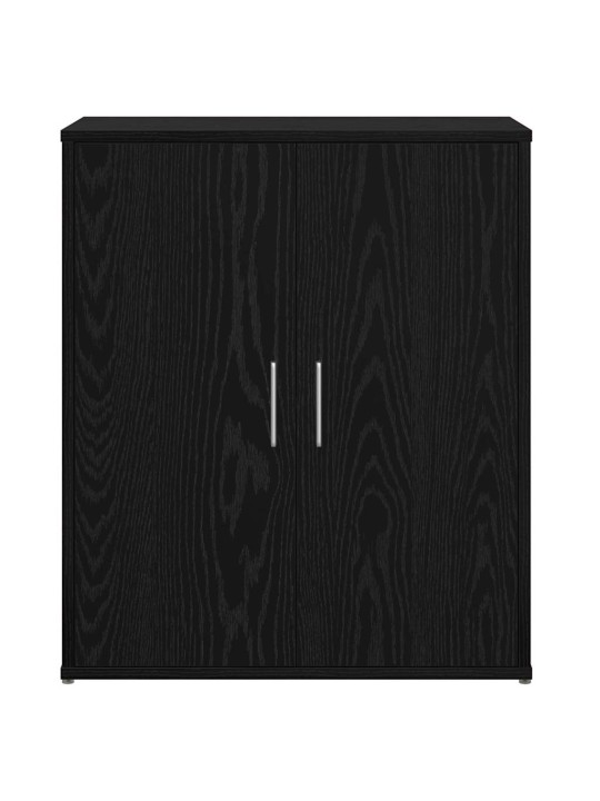 Augstais skapītis 2 pcs melns ozols 60 x 31 x 70 cm