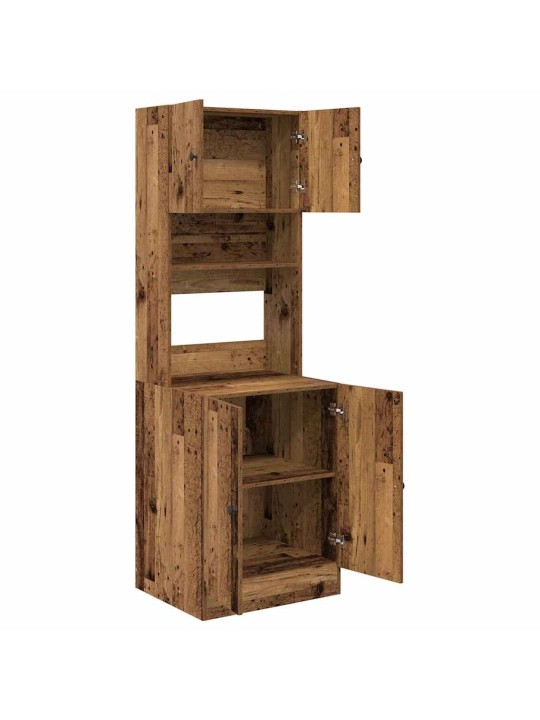 Virtuves skapis vecs koks 60 x 50 x 180 cm inženierijas koks