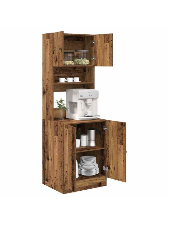 Virtuves skapis vecs koks 60 x 50 x 180 cm inženierijas koks