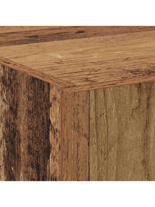 Biroja skapis 2 pcs vecs koks 60 x 32 x 153 inženierijas koks