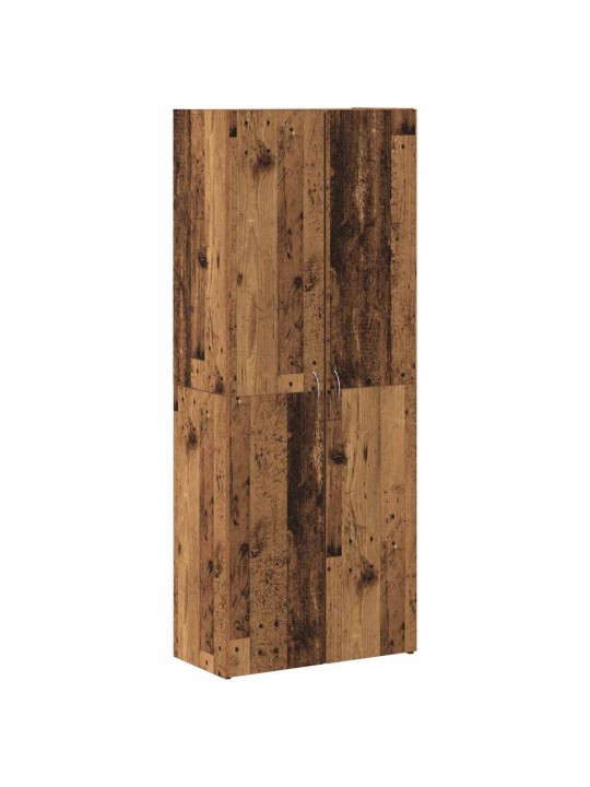 Biroja skapis 2 pcs vecs koks 60 x 32 x 153 inženierijas koks