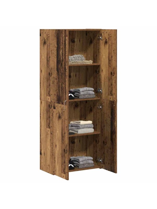 Biroja skapis 2 pcs vecs koks 60 x 32 x 153 inženierijas koks