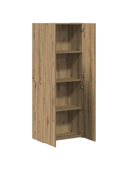 Biroja skapis ar plauktu 2 pcs amatnieku ozola 60 x 32 x 153