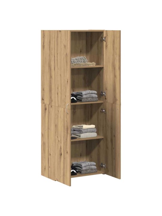 Biroja skapis ar plauktu 2 pcs amatnieku ozola 60 x 32 x 153