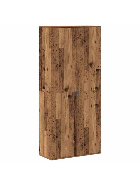 Augstais skapītis vecs koks 80 x 35 x 180 cm inženierijas koks