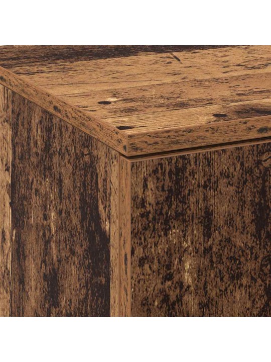 Augstais skapītis vecs koks 70 x 35 x 180 cm inženierijas koks