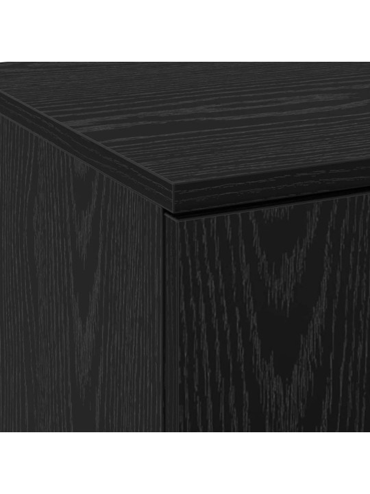 Augstais skapītis melns ozols 70 x 35 x 180 cm