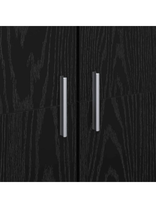 Augstais skapītis melns ozols 70 x 35 x 180 cm