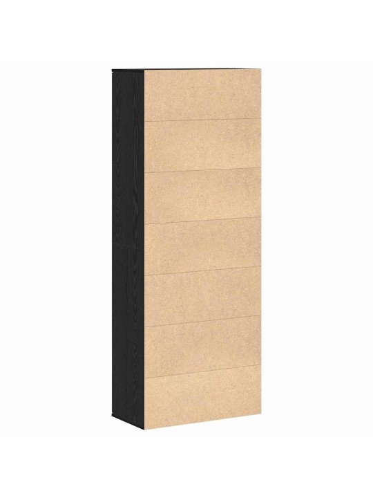 Augstais skapītis melns ozols 70 x 35 x 180 cm