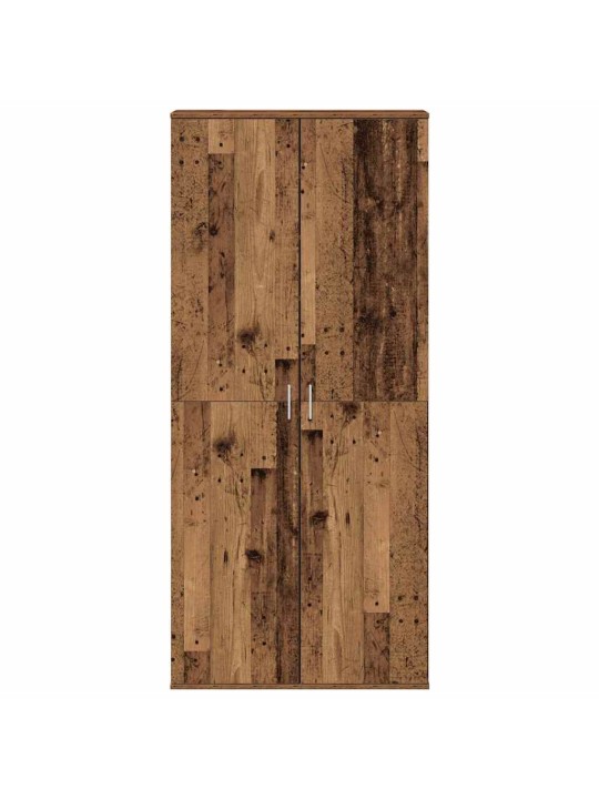 Augstais skapītis vecs koks 80 x 39 x 178 cm inženierijas koks