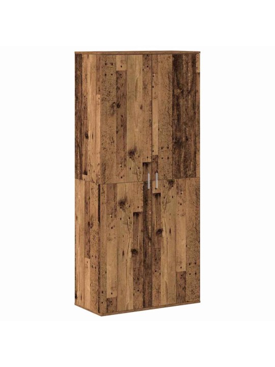 Augstais skapītis vecs koks 80 x 39 x 178 cm inženierijas koks