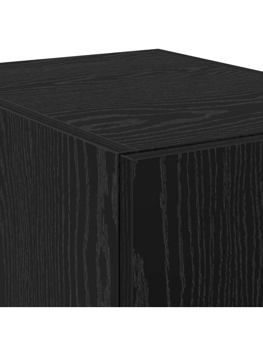 Augstais skapītis melns ozols 30 x 42.5 x 185 cm