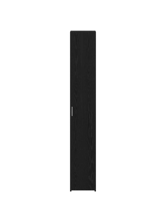 Augstais skapītis melns ozols 30 x 42.5 x 185 cm