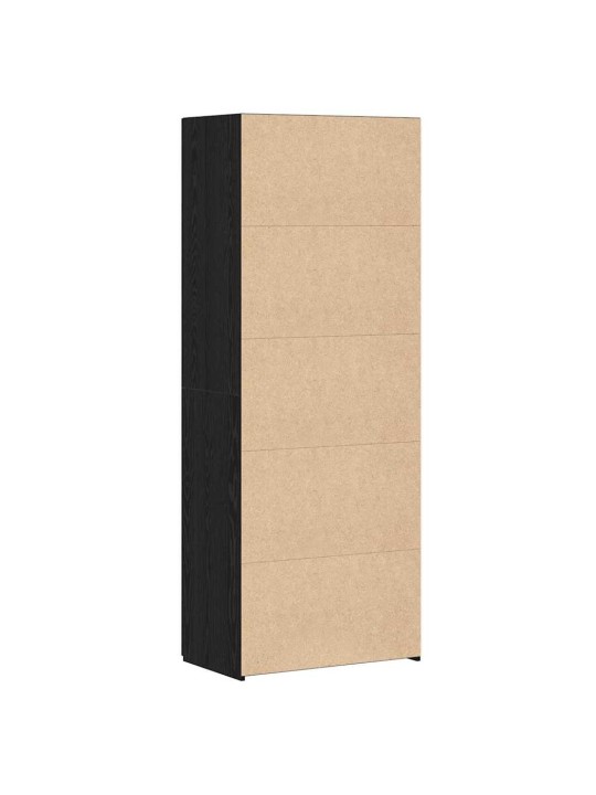 Augstais skapītis melns ozols 70 x 42.5 x 185 cm