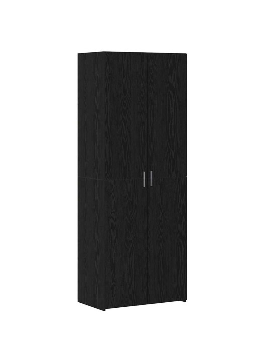 Augstais skapītis melns ozols 70 x 42.5 x 185 cm