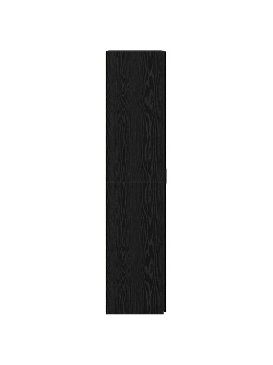 Augstais skapītis melns ozols 70 x 42.5 x 185 cm