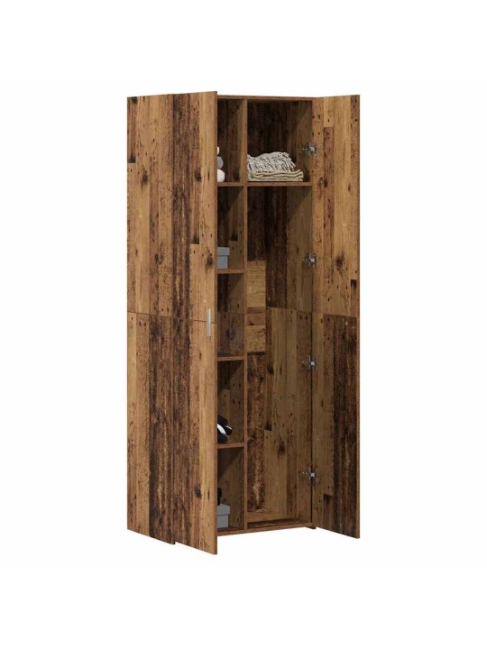Augstais skapītis vecs koks 70 x 42.5 x 185 cm
