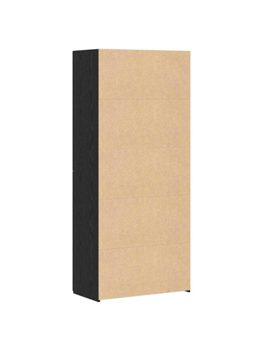 Augstais skapītis melns ozols 40 x 42.5 x 185 cm
