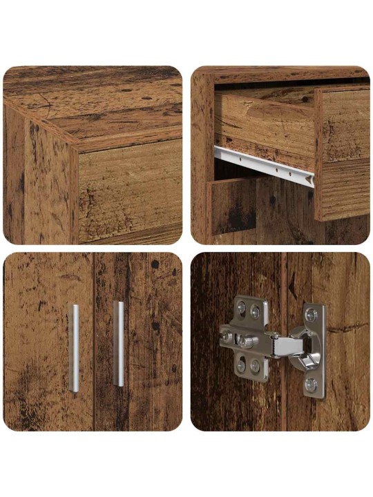 Skapītis vecs koks 80 x 42.5 x 93.5 cm inženierijas koks
