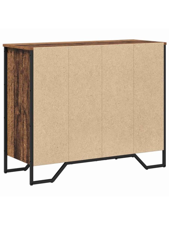 Atvilktņu skapis ar atvilktni vecs koks 91 x 35.5 x 74.5 cm