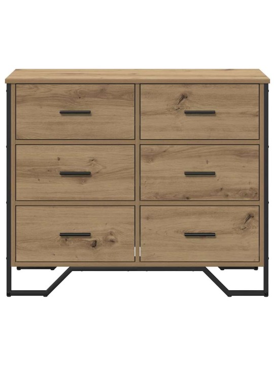Atvilktņu skapis amatnieku ozola 91 x 35.5 x 74.5 cm