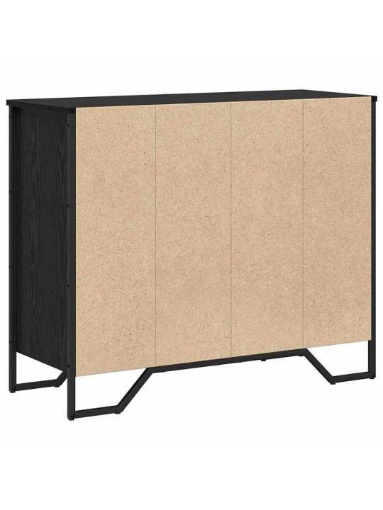 Atvilktņu skapis ar atvilktni melns ozols 91 x 35.5 x 74.5 cm
