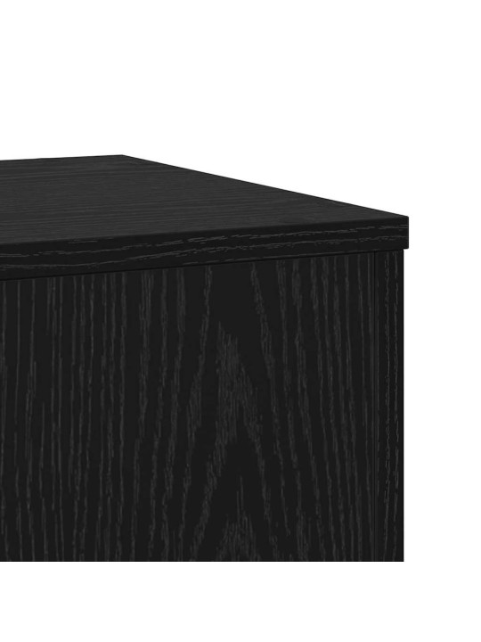 Augu statīvs 2 pcs melns ozols 33 x 33 x 100 cm