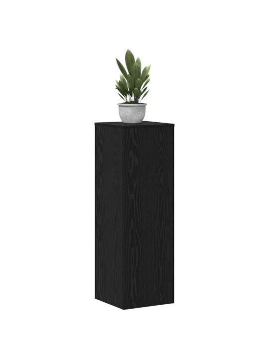 Augu statīvs 2 pcs melns ozols 33 x 33 x 100 cm