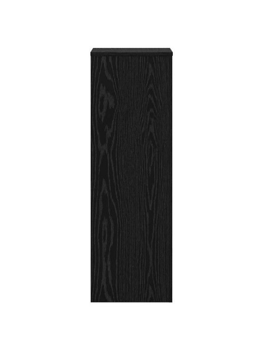 Augu statīvs 2 pcs melns ozols 33 x 33 x 100 cm