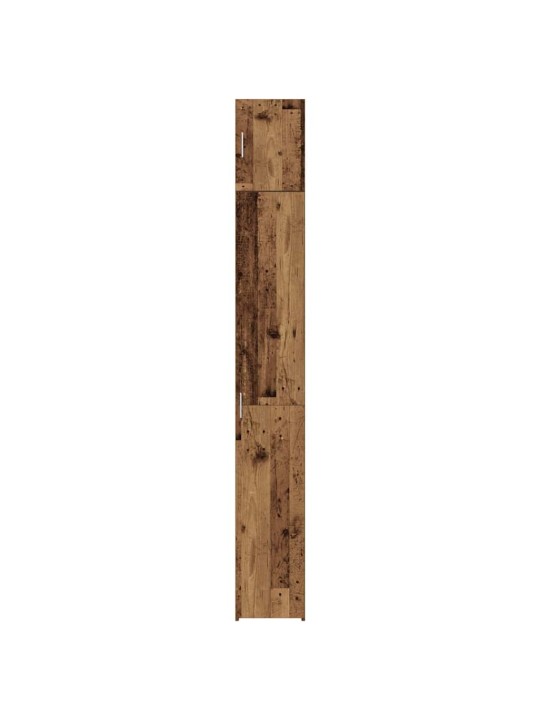 Plānais uzglabāšanas skapis vecs koks 30 x 42.5 x 225 cm