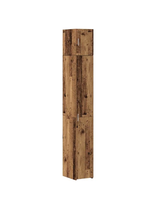 Plānais uzglabāšanas skapis vecs koks 30 x 42.5 x 225 cm