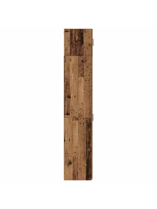 Plānais uzglabāšanas skapis vecs koks 30 x 42.5 x 225 cm