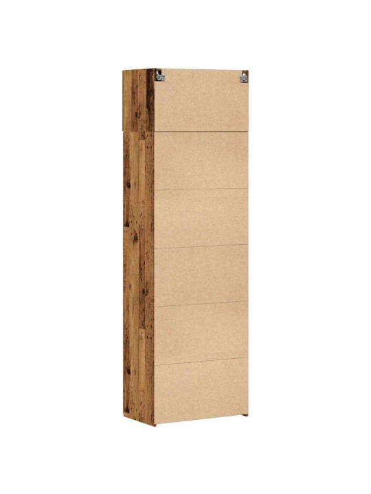 Skapītis vecs koks 70 x 42.5 x 225 cm inženierijas koks