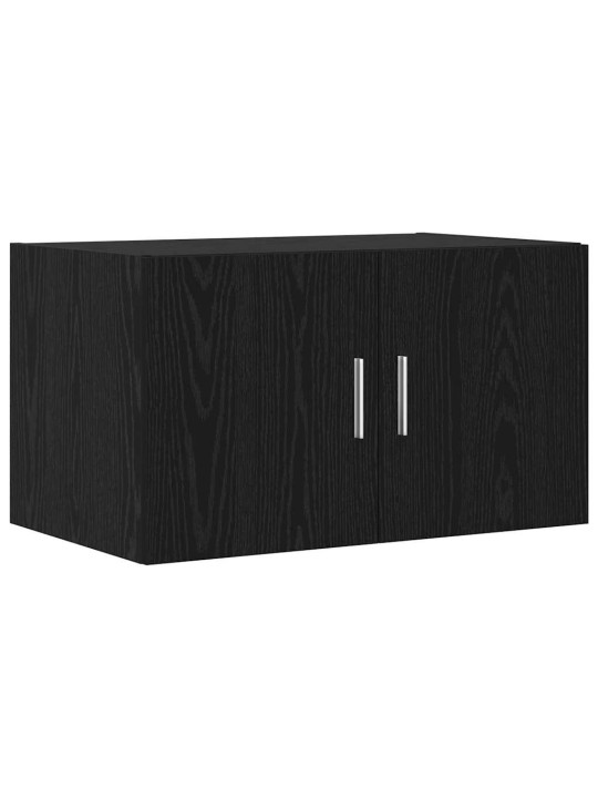 Skapītis melns ozols 70 x 42.5 x 225 cm inženierijas koks