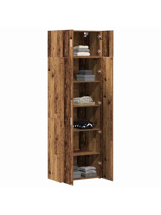 Skapītis vecs koks 70 x 42.5 x 225 cm inženierijas koks