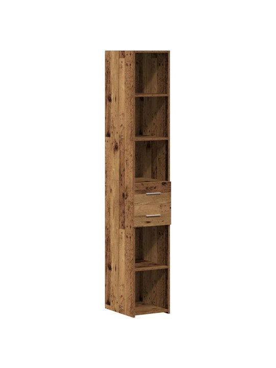 Plānais uzglabāšanas skapis vecs koks 30 x 42.5 x 225 cm